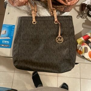 Michael Kors Brown Tote Bag